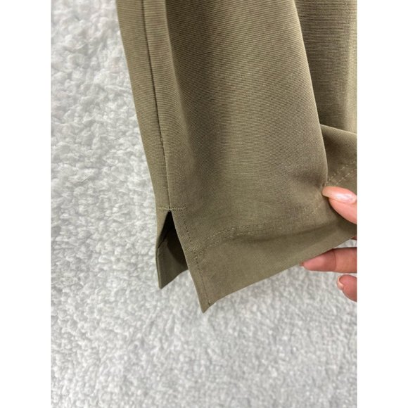 Sigrid Olsen Womens Button Front Shirt Green Long Sleeve Collared Pockets L - Picture 4 of 8